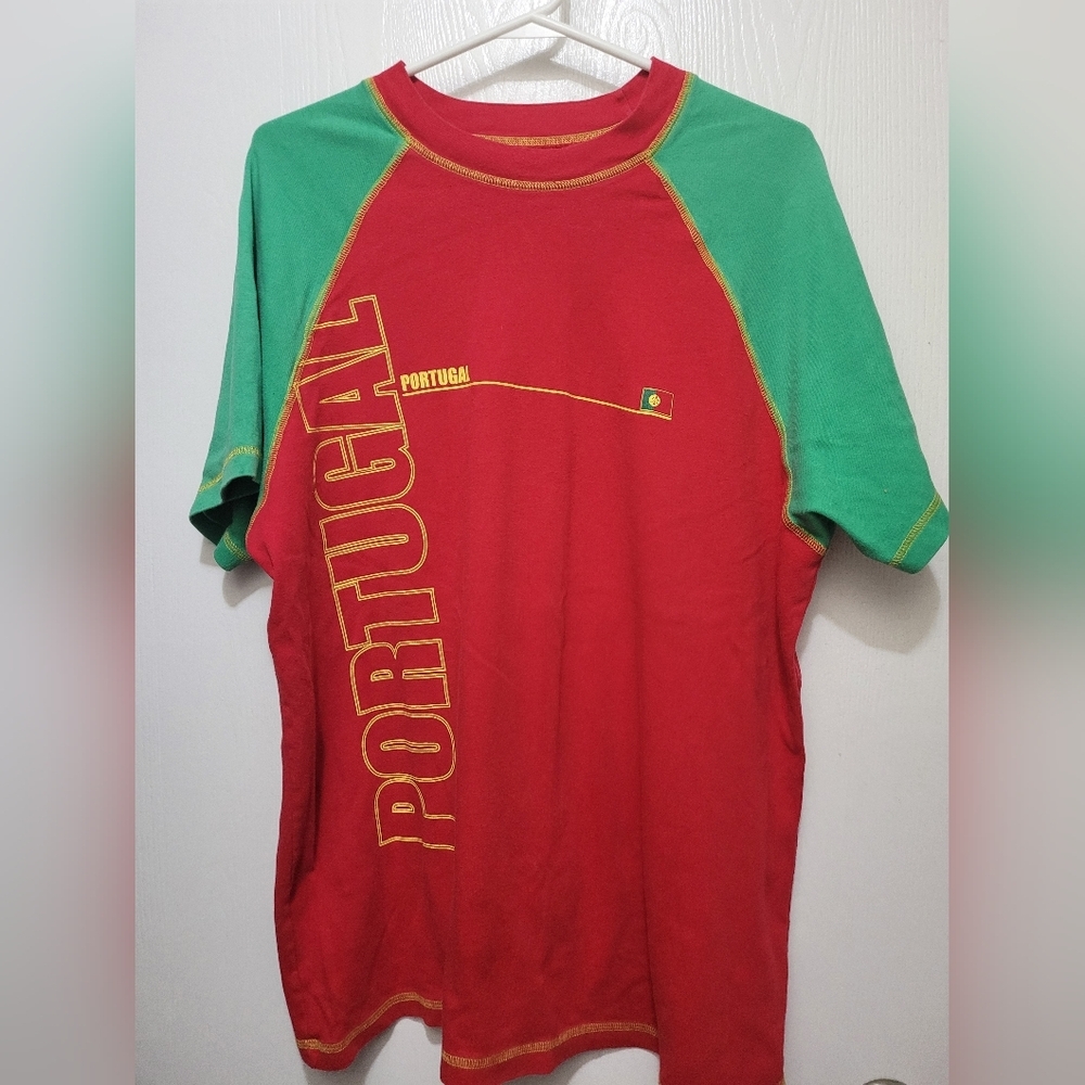 Mens Portugal Soccer T-Shirt- (XL)